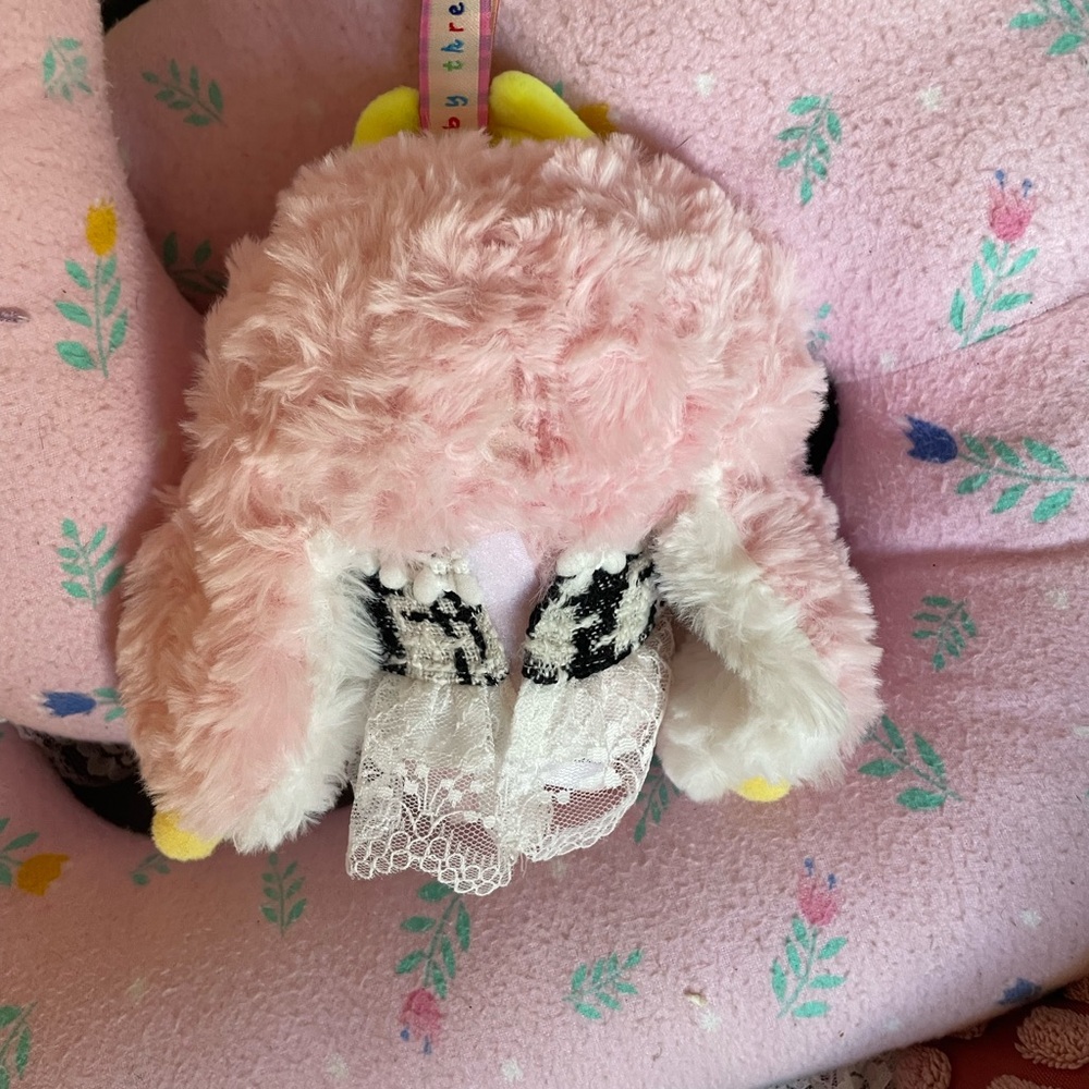 Baby Three Macaron Cute Bunny V2 Plush (Pink) - Picture 4 of 10